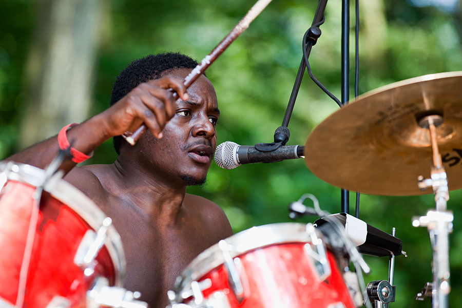  Delvin Mudigi drummer of Sauti Sol and Stan